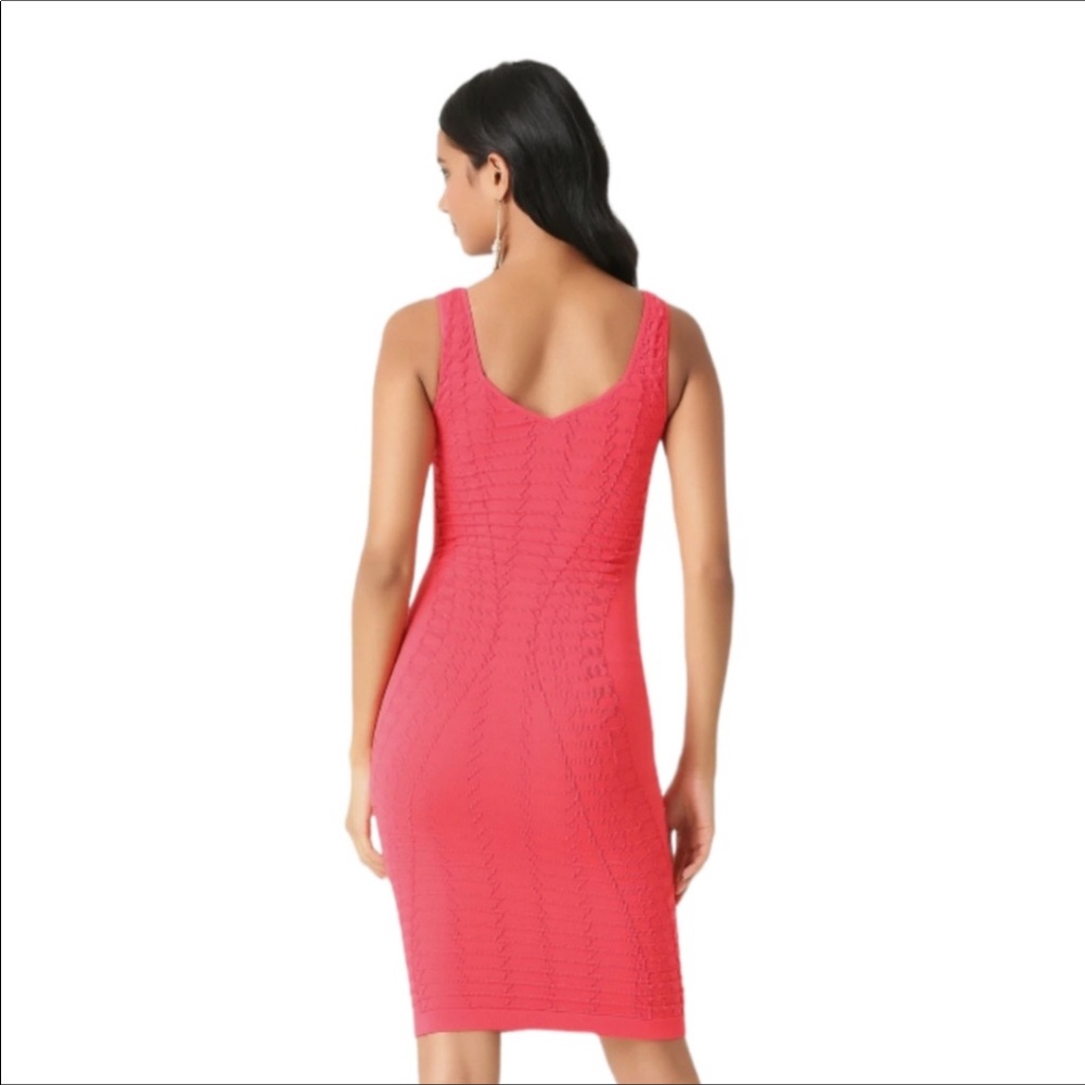 BEBE| Bodycon Prom Grad Red Dress NWT - Picture 10 of 10
